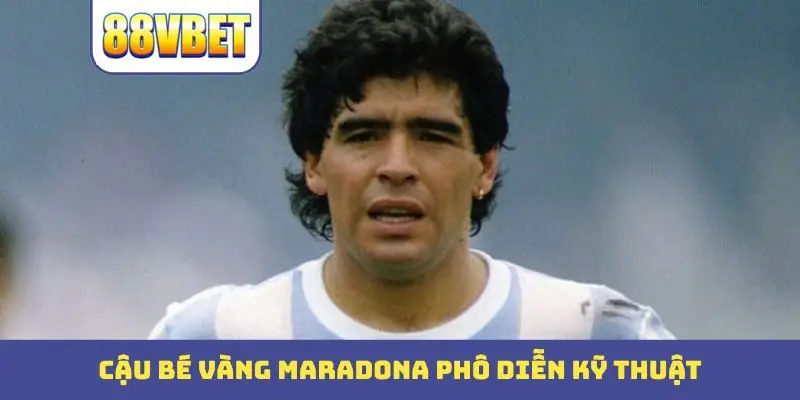 Cậu bé vàng Maradona phô diễn kỹ thuật
