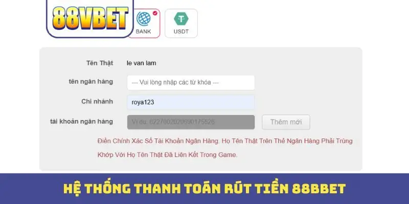 he thong thanh toan rut tien 88bbet Hệ thống thanh toán rút tiền 88Bbet