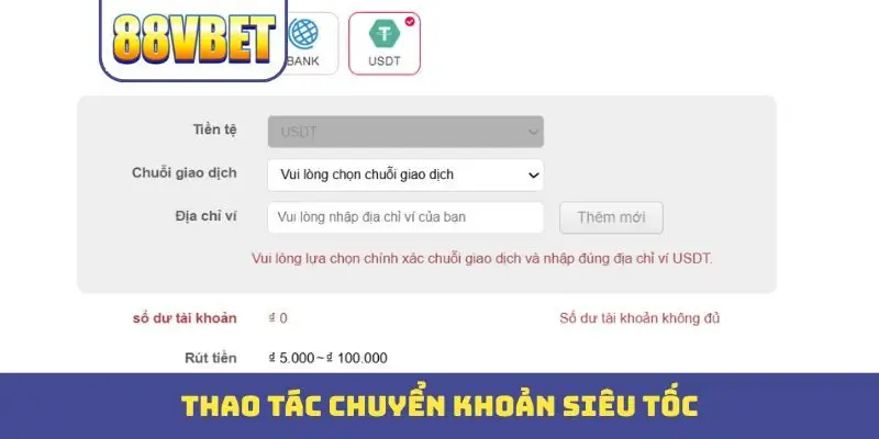 thao tac chuyen khoan sieu toc Thao tác chuyển khoản siêu tốc