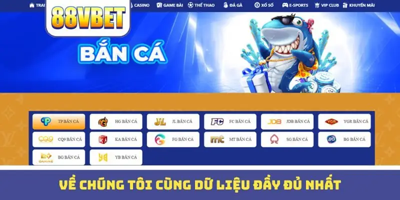 Về chúng tôi cùng dữ liệu đầy đủ nhất